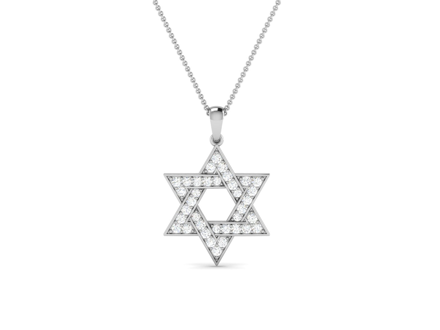 סרניטי | שרשרת מגן דוד יהלומים